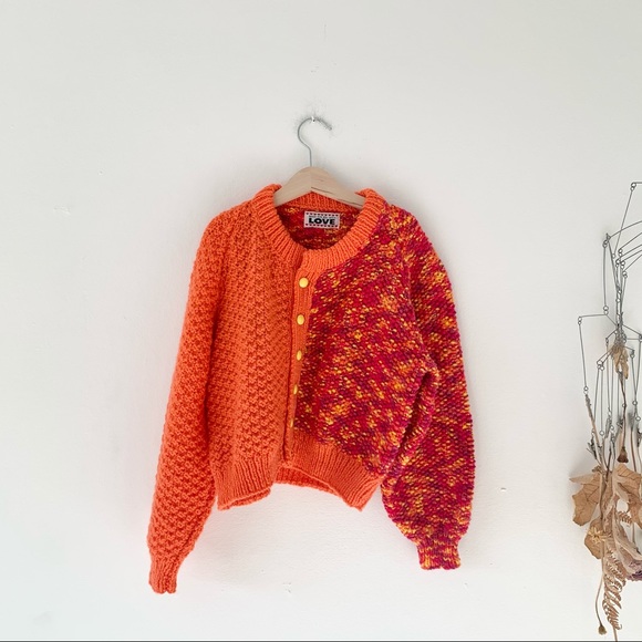 Hand Knit Cardigan - Picture 2 of 4